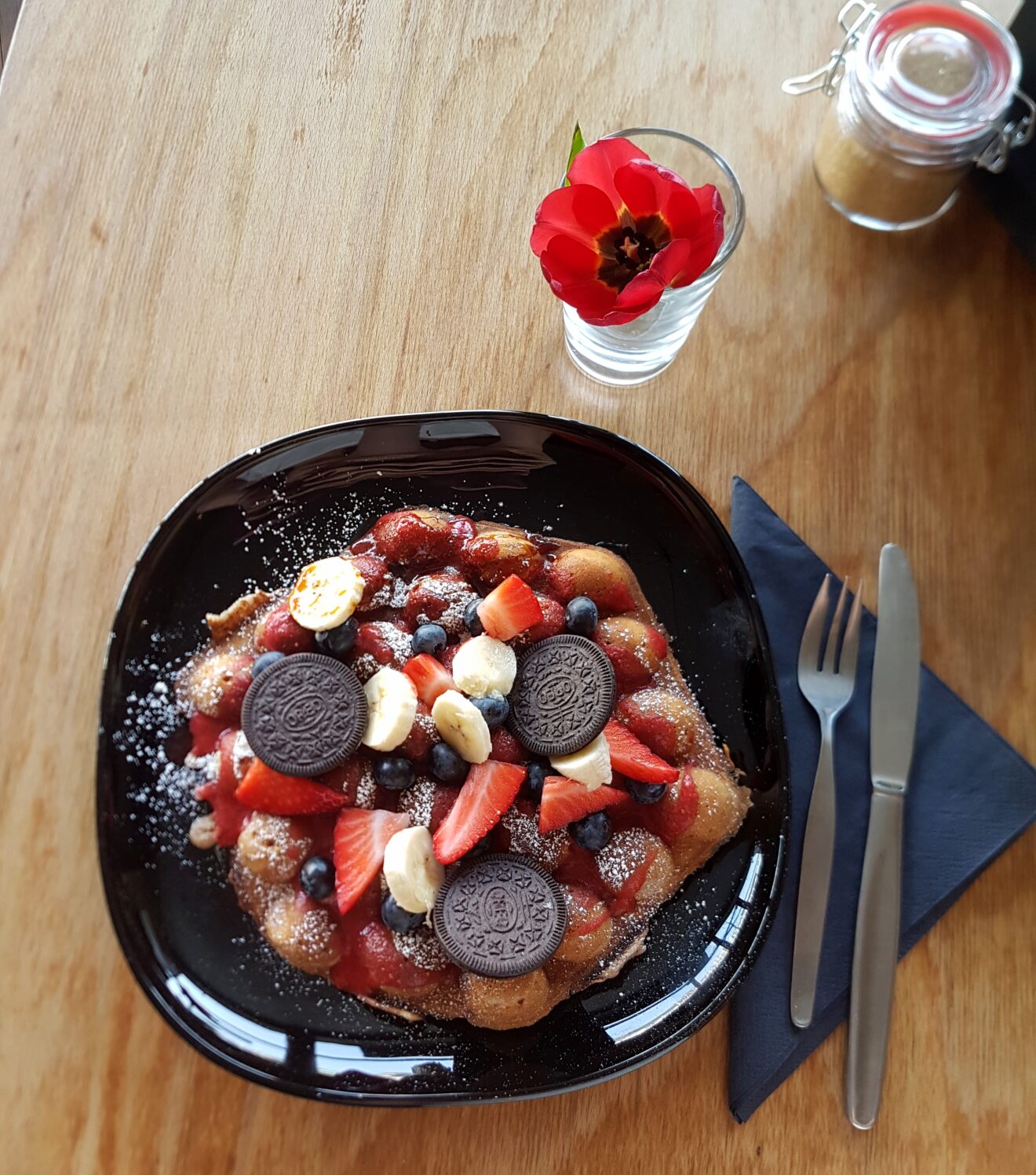 Vegane Waffeln bei MooN Coffee & Waffle Kassel vegan